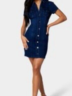 bebe Jean Dress NWT ($139 value)